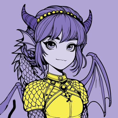 realistic dragon girl