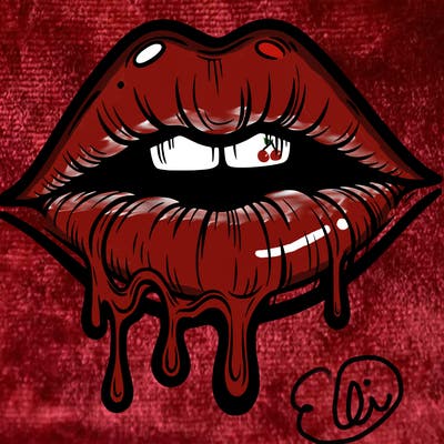 lips that look realistic and drip