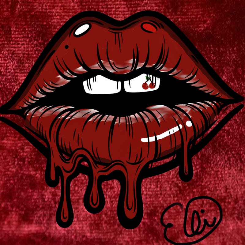 lips that look realistic and drip