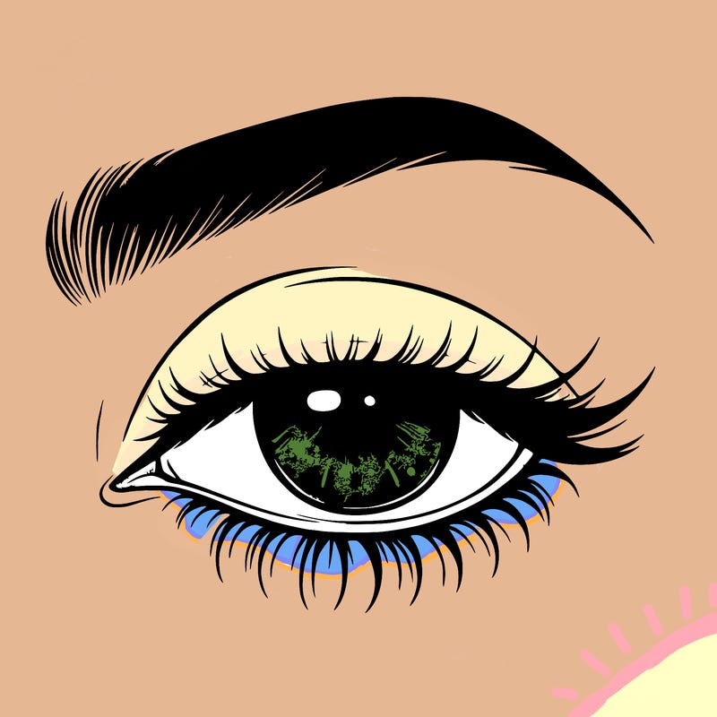 eye closed realistic