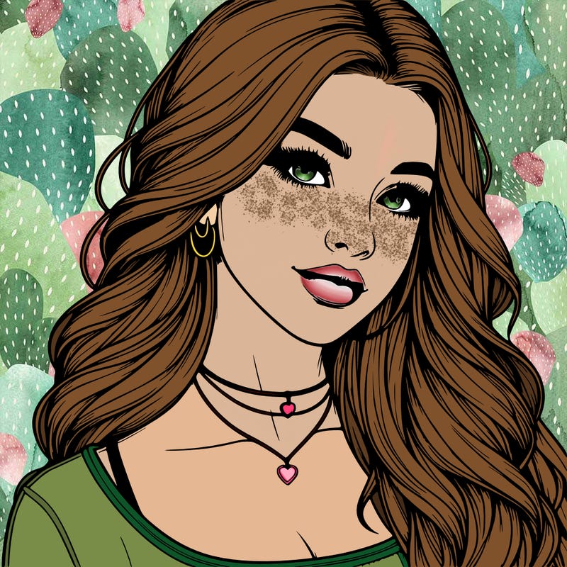 detailed realistic girl