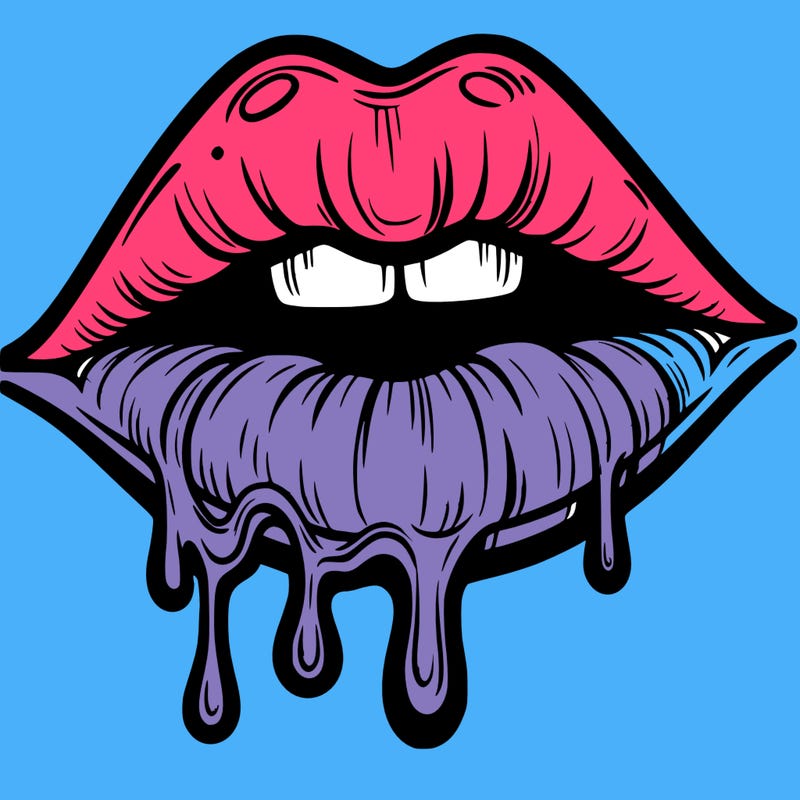 lips that look realistic and drip