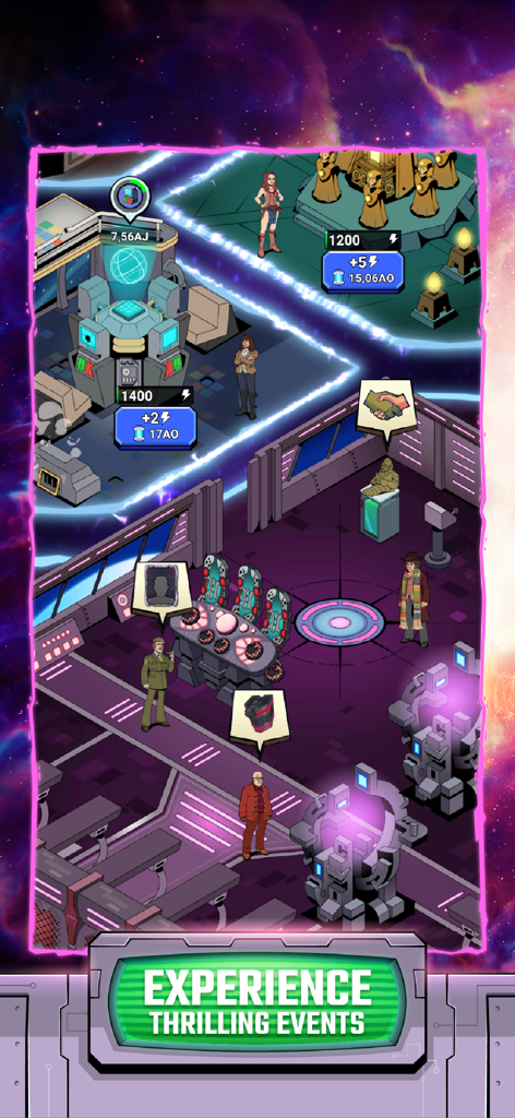 Doctor Who: Lost In Time - Gameplay screenshot of Doctor Who Lost In Time showing characters in a sci-fi lab setting during a limited-time event.