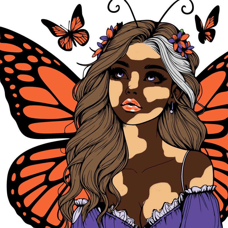butterfly fairy realistic girl