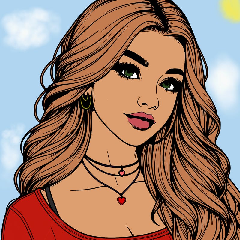 detailed realistic girl