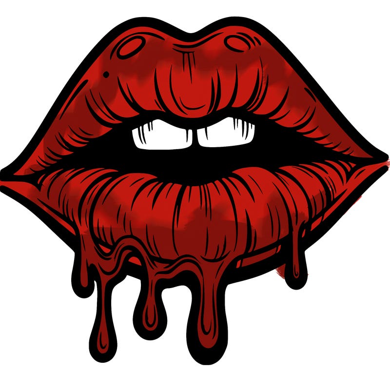 lips that look realistic and drip