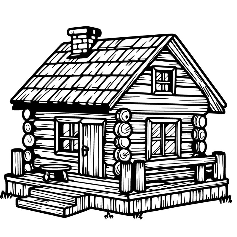 wooden cabin