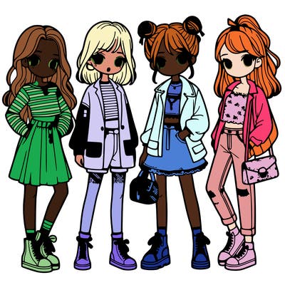 girls with fashion