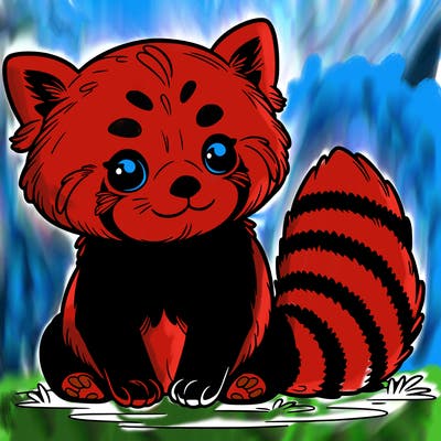 red panda