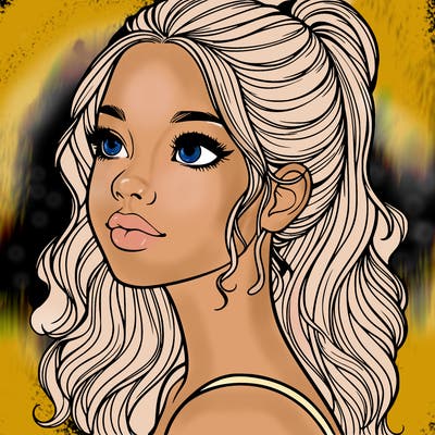 beautiful realistic girl