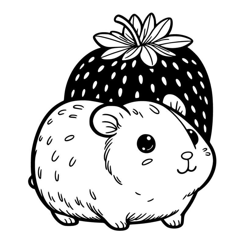strawberry guineapig