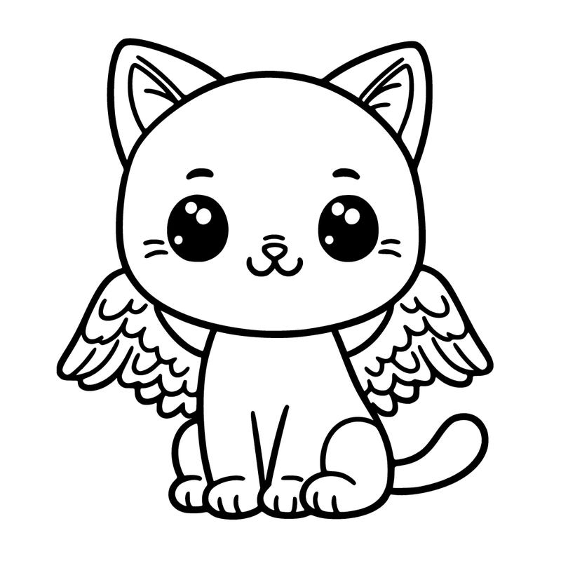 cat with wings