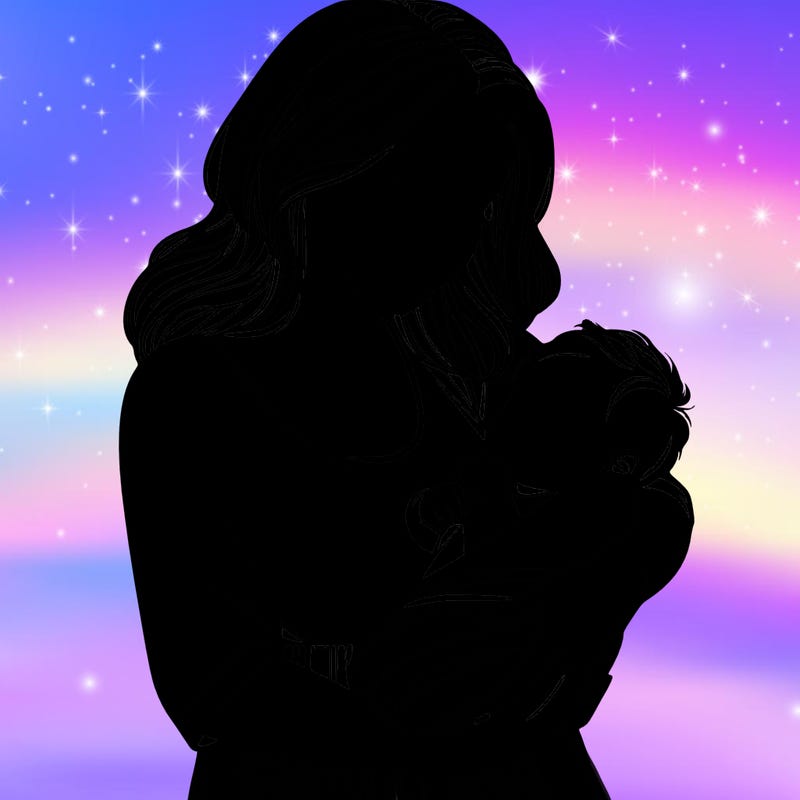 mother holding baby realistic