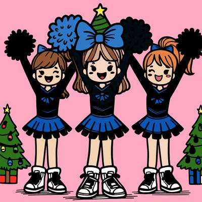cheerleader christmas