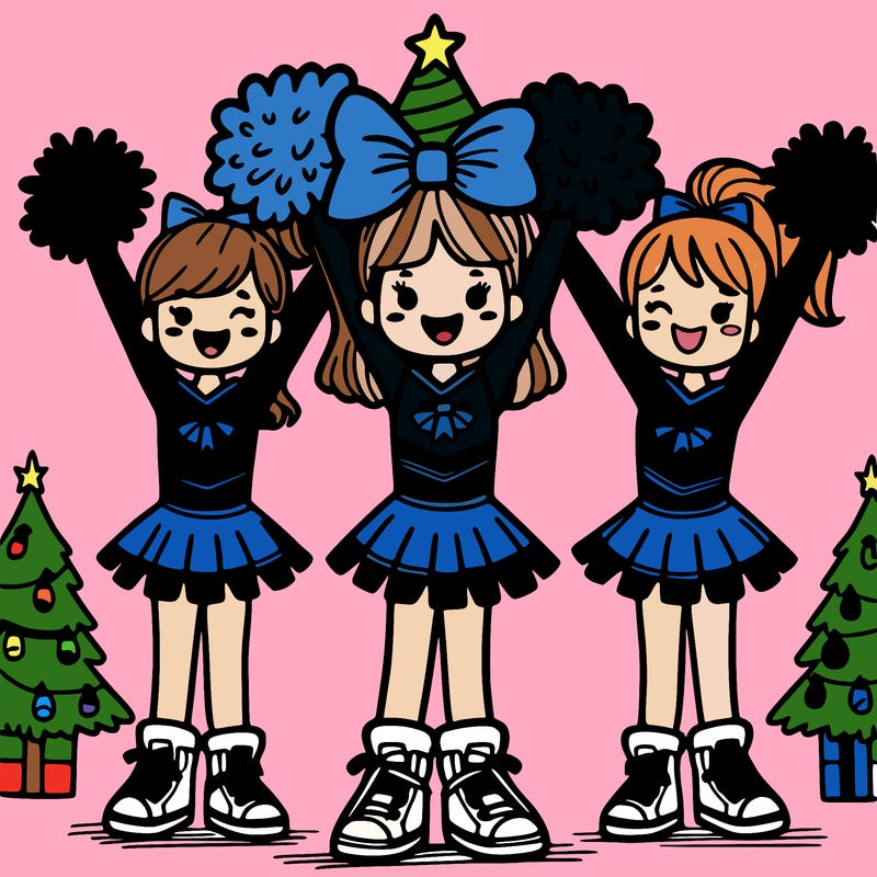 cheerleader christmas