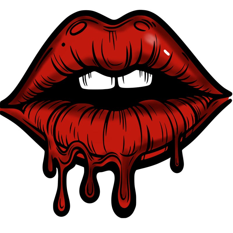 lips that look realistic and drip