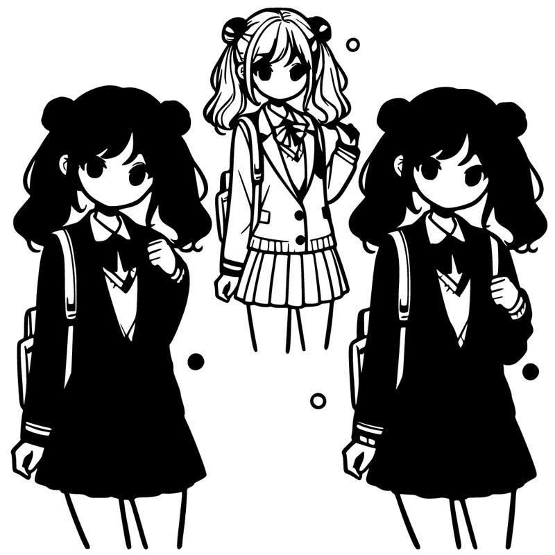 school girl korean university uniform