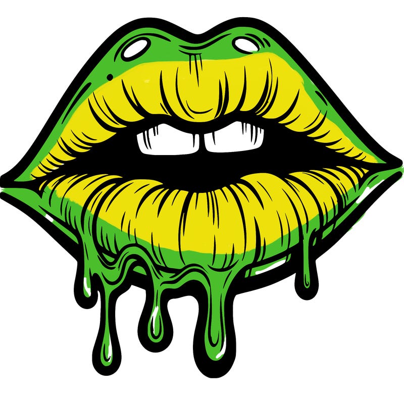 lips that look realistic and drip