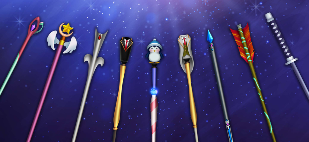 Sir Snooker: 8 Ball & 9 Ball - A collection of unique and creative custom pool cue skins including tuxedo, penguin, and fantasy designs