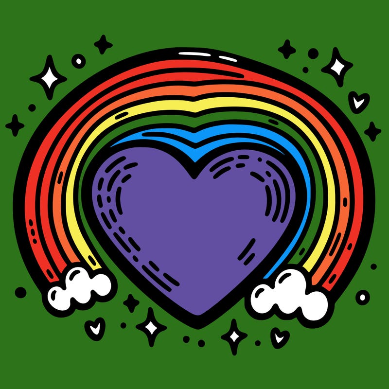 rainbow heart