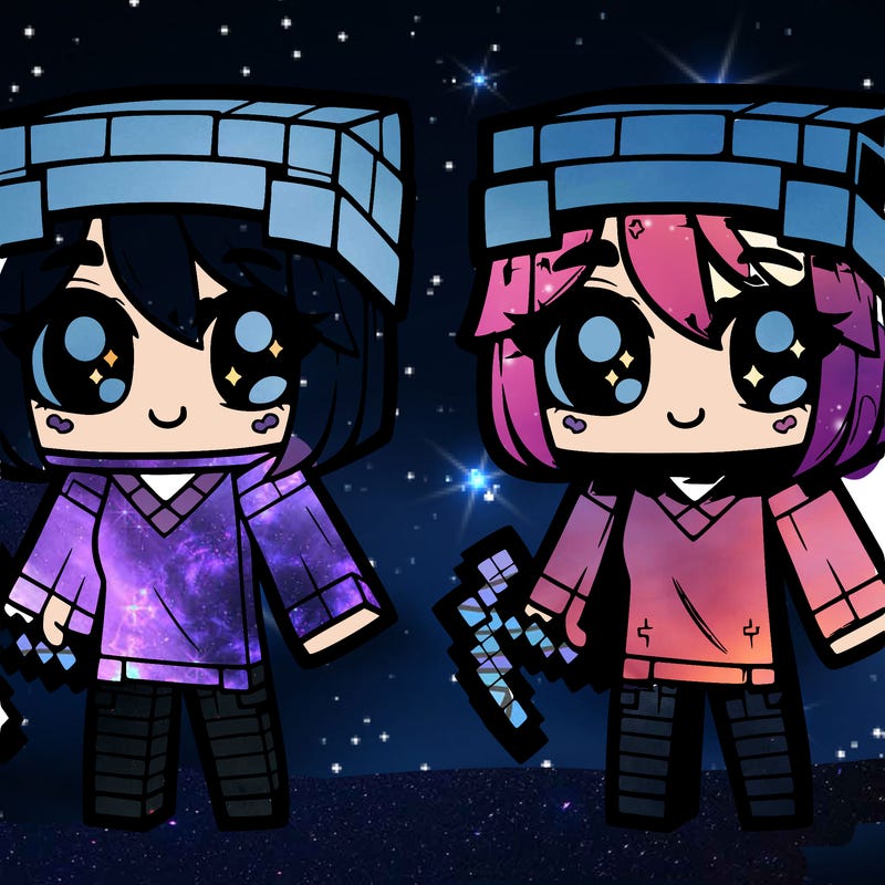 cute realistic minecraft girl
