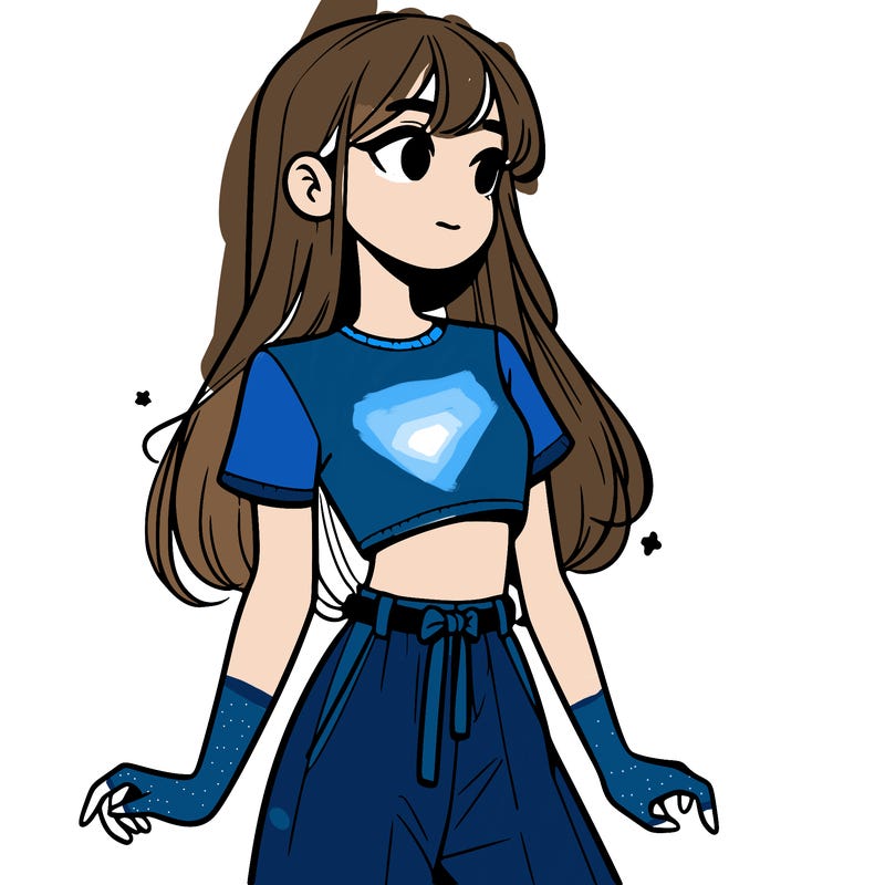 girl in a cute crop top