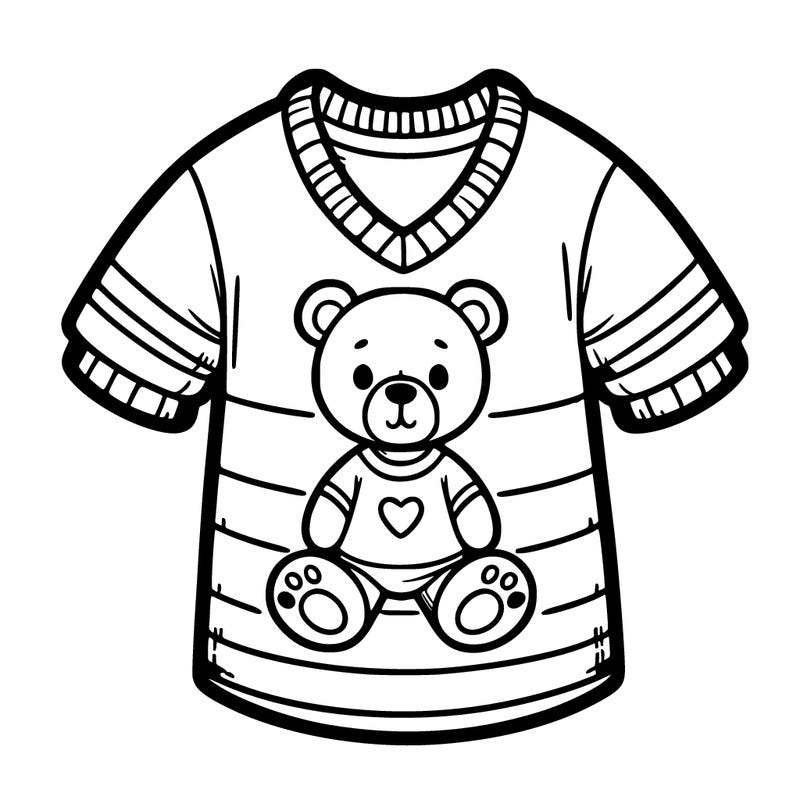 jersey with teddy bear on it