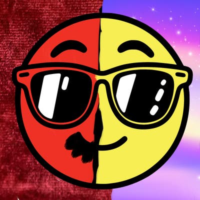 emoji with sunglasses