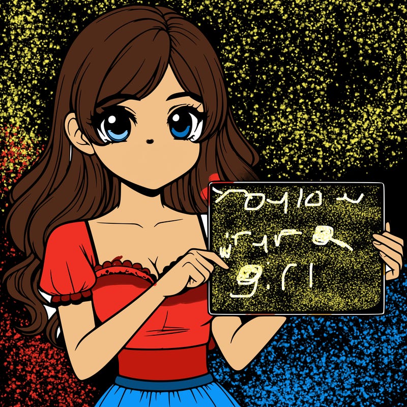 realistic pretty girl holding blank sign