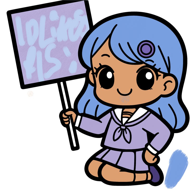 a girl holding up a sign