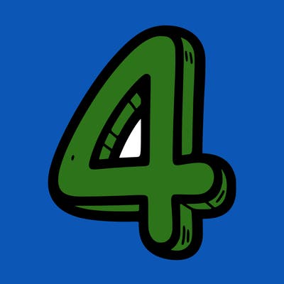 the number 4