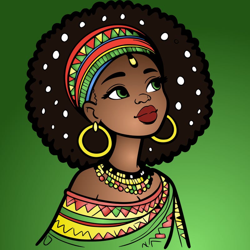 african woman