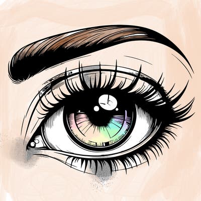 realistic eye