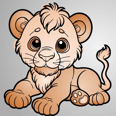 lion cub
