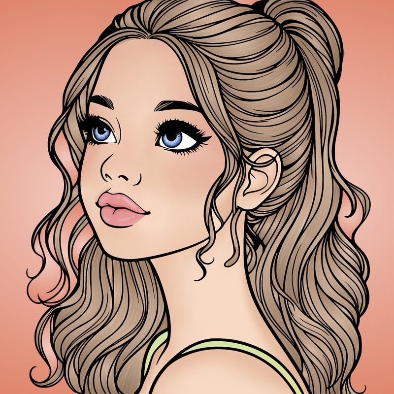 beautiful realistic girl