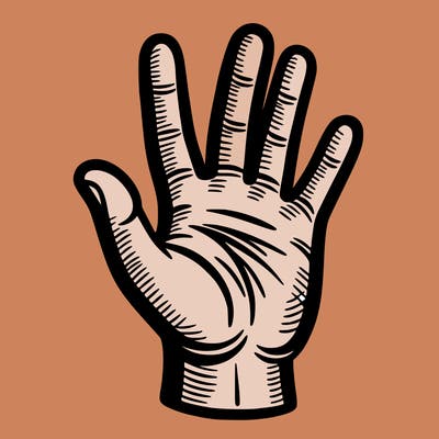 a simple hand