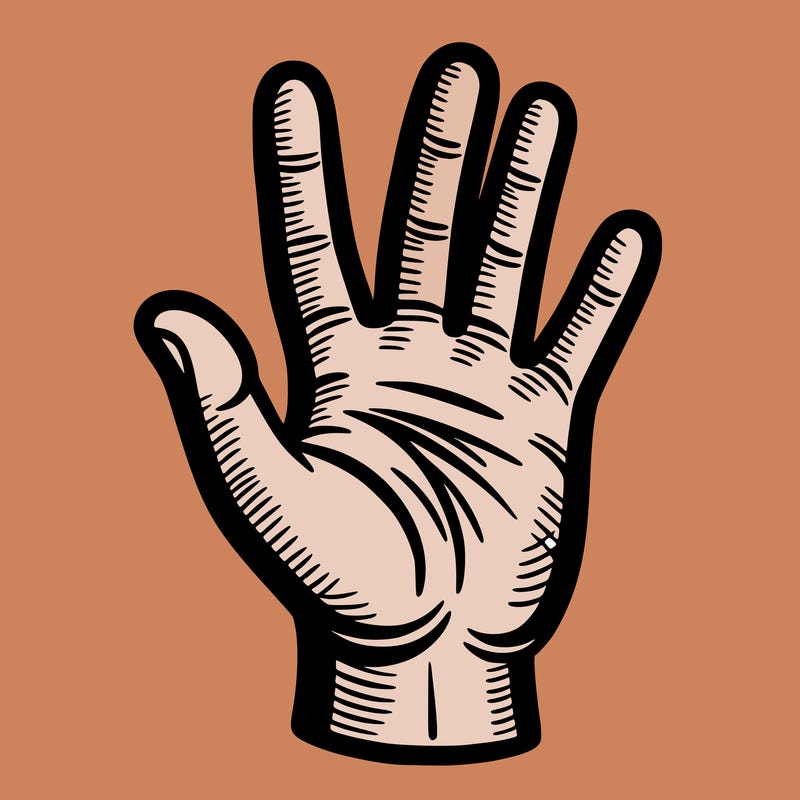 a simple hand