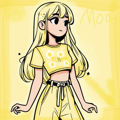 girl in a cute crop top