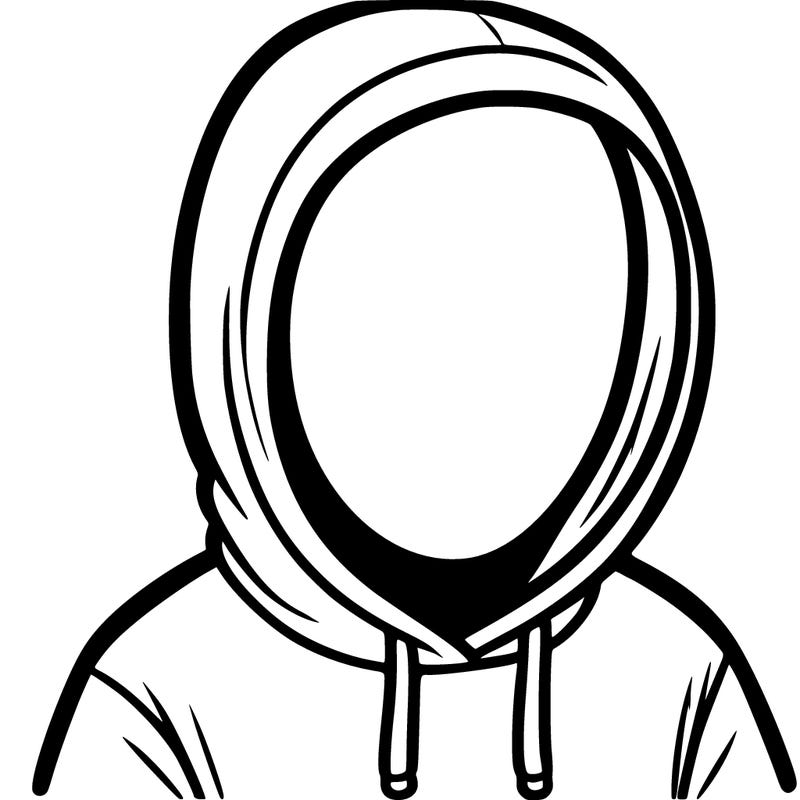 faceless hoodie