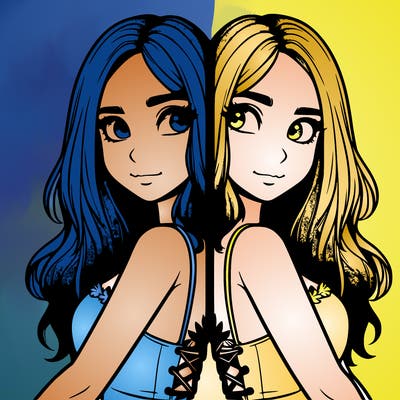 a realistic girl split