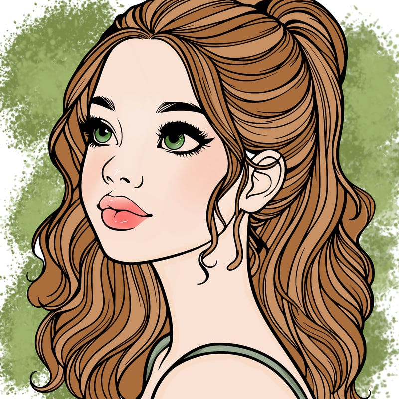 beautiful realistic girl