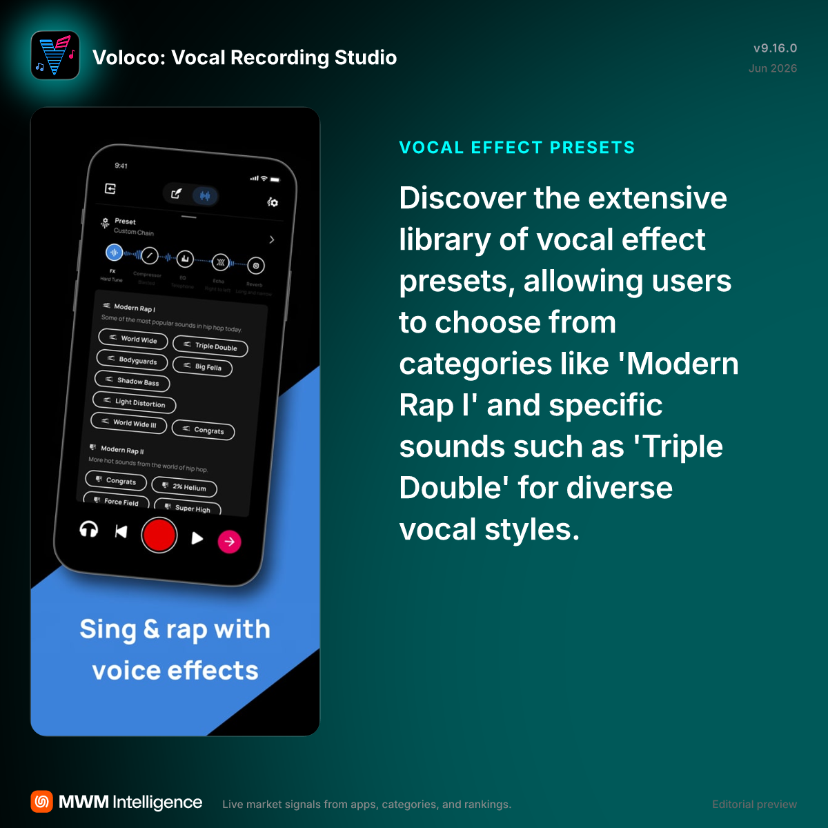 Voloco: Vocal Recording Studio - Music App | MWM