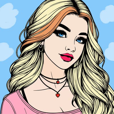 detailed realistic girl