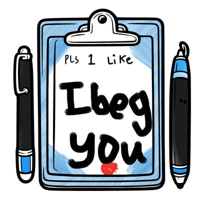 blank clip board with pen