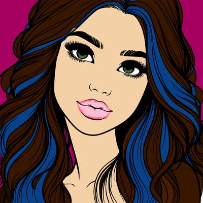 beautiful realistic girl