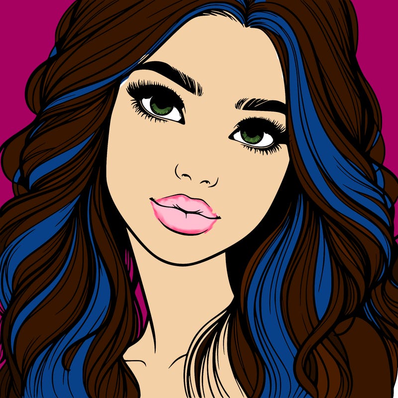 beautiful realistic girl