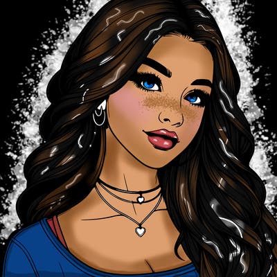 detailed realistic girl