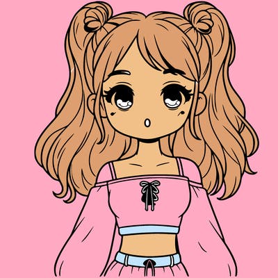 girl in a cute crop top