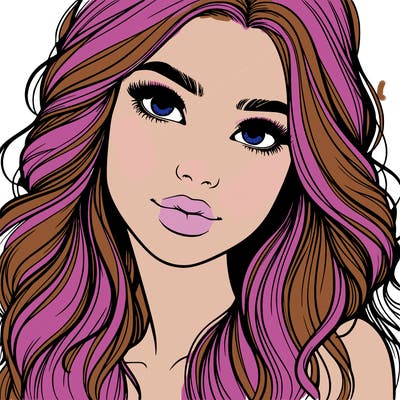 beautiful realistic girl