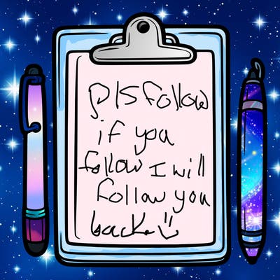 blank clip board with pen